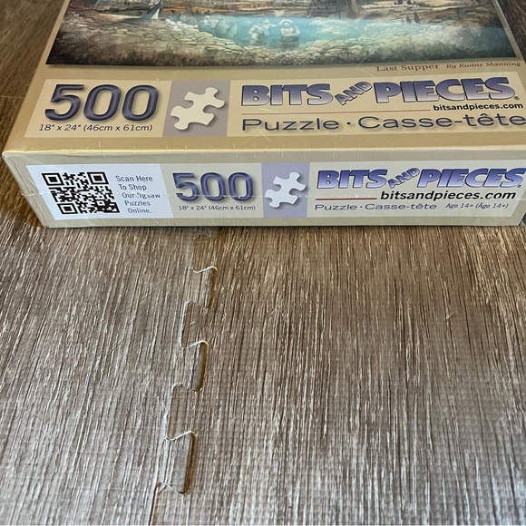 NEW Sealed Bits & Pieces Jigsaw Puzzle The Last Supper 500 pc 18"x24" Religious - Picture 2 of 2